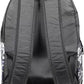 Sleek Black Polyamide Backpack with Logo