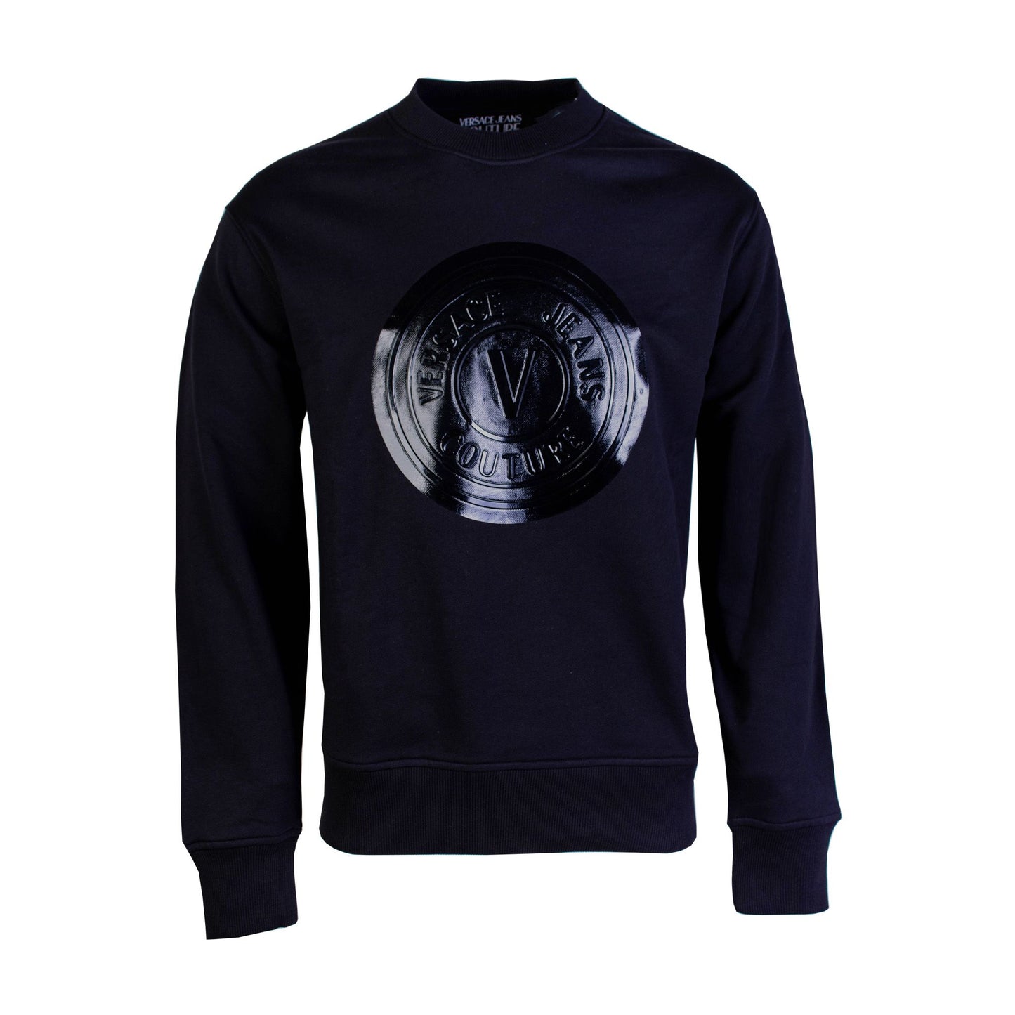 Elegant Black Cotton Sweatshirt