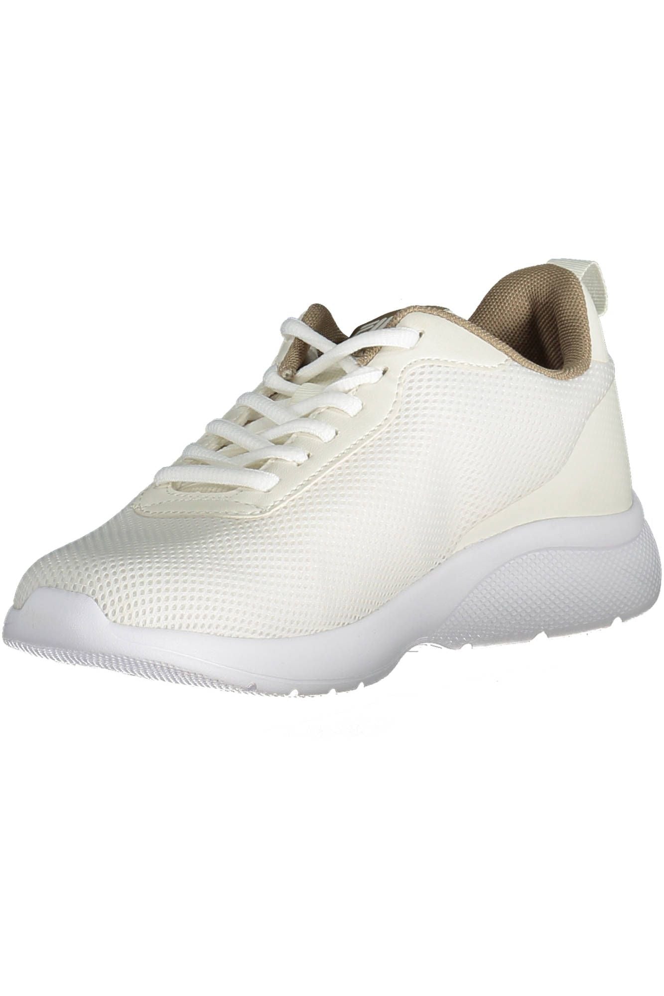 Elegant Beige Lace-Up Sports Sneakers