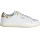 Sleek White Sneakers with Iconic Details