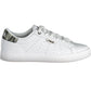 Chic White Sports Sneakers with Contrasting Details
