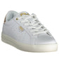 Sleek White Sneakers with Iconic Details