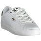 Chic White Sports Sneakers with Contrasting Details