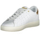 Sleek White Sneakers with Iconic Details