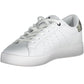 Chic White Sports Sneakers with Contrasting Details