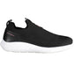 Chic Black Elastic Sports Sneakers