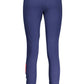 Fila Chic Blue Logo Print Leggings