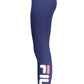 Fila Chic Blue Logo Print Leggings