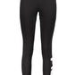 Elastic High-Waist Logo Print Leggings