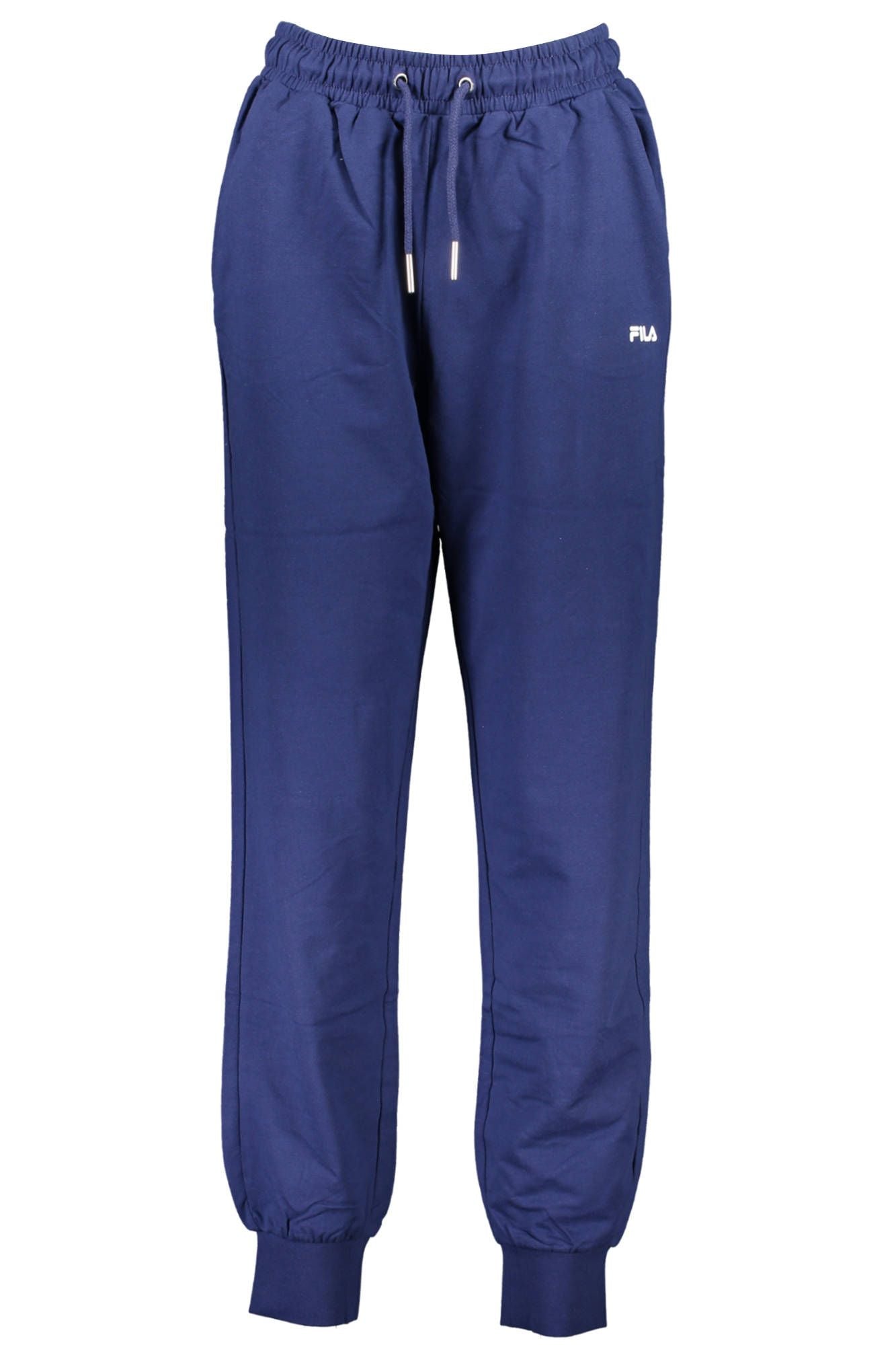 Chic Blue Sports Trousers with Ankle Cuffs