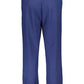 Chic Blue Sports Trousers with Ankle Cuffs