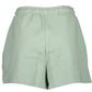 Chic Green Cotton Shorts with Embroidered Logo