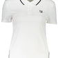 Chic White Polo with Contrasting Accents