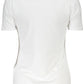 Chic White Polo with Contrasting Accents