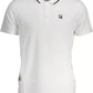 Elegant White Short-Sleeved Polo Shirt