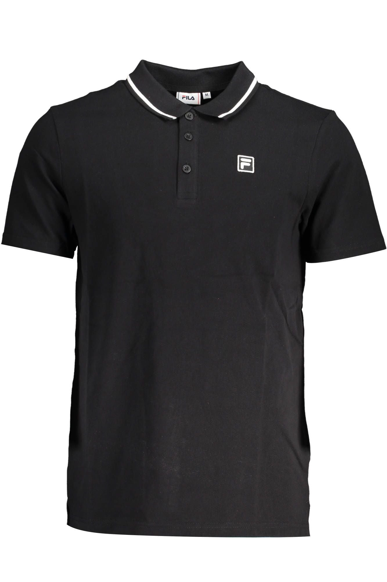 Sleek Cotton Polo with Contrast Details