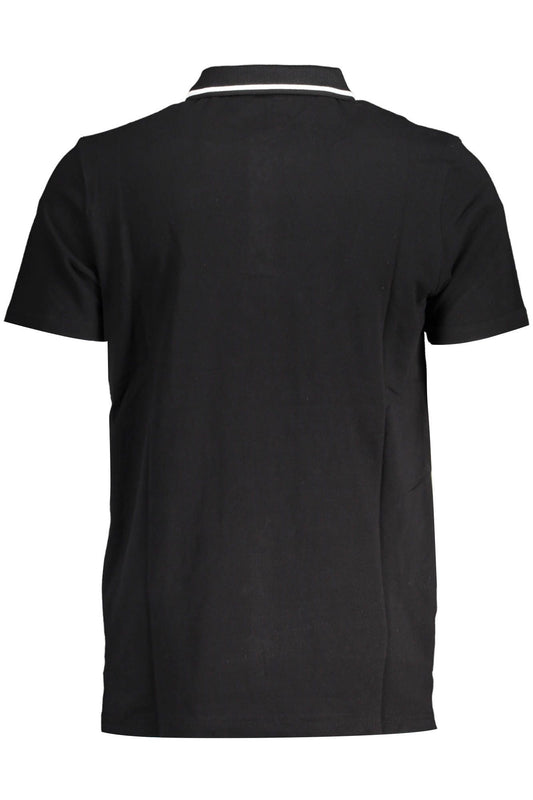 Sleek Cotton Polo with Contrast Details