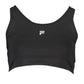 Chic Halterneck Sports Bra with Logo Print