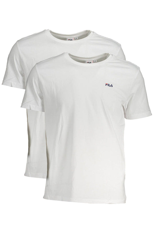 Elegant Bi-Pack White Organic Cotton Tees