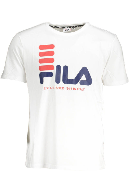 Crisp White Cotton Logo Tee