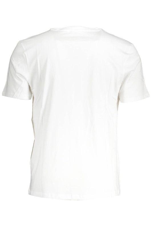 Crisp White Cotton Logo Tee