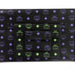 Color Splash Large Visetos Logo Leather Clutch Pouch Wallet Bag 3 in 1 Trio