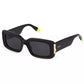 Chic Black Rectangular Designer Sunglasses