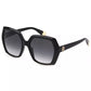 Chic Smoked Lens Square Sunglasses