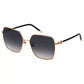 Elegant Gold Square Frame Sunglasses
