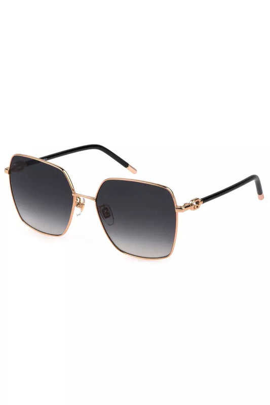 Elegant Gold Square Frame Sunglasses