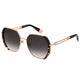 Elegant Gold Frame Square Sunglasses