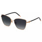 Elegant Gold-Tone Metal Frame Sunglasses