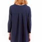 Chic Quarter-Sleeve Round Neck Dress