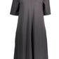 Elegant Short Sleeve Little Black Dress
