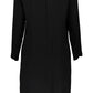 Chic Black Short Dress with Long Sleeves