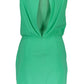 Sleeveless Green Zip-Back Dress