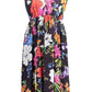 Chic V-Neck Summer Dress with Wide Straps