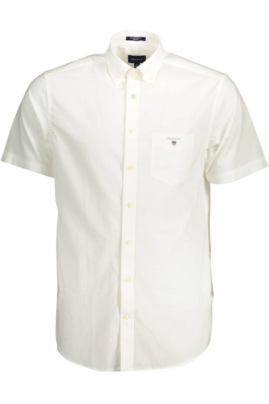 Sleek Organic Cotton White Shirt
