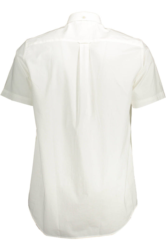 Sleek Organic Cotton White Shirt