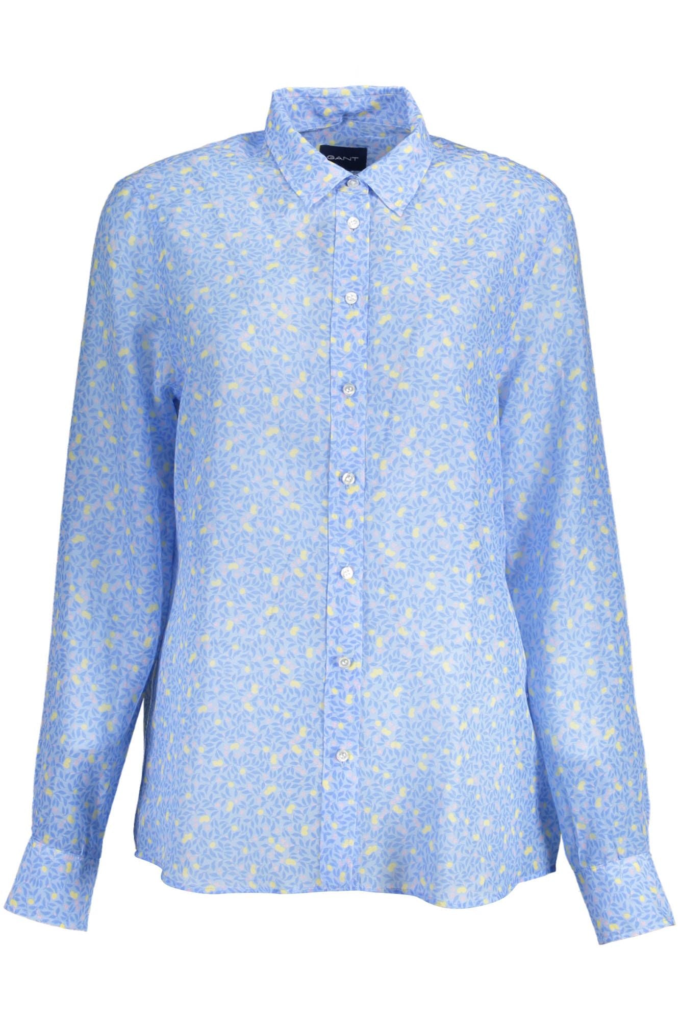 Elegant Light Blue Cotton Shirt