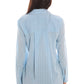 Elegant Light Blue Long Sleeve Shirt