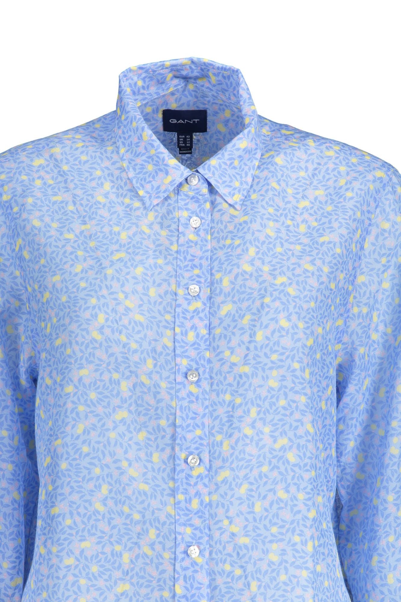 Elegant Light Blue Cotton Shirt