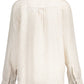 Chic Beige Linen Long-Sleeve Shirt