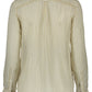 Elegant Beige Long Sleeve Shirt with Italian Collar