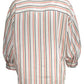 Elegant Long-Sleeved White Viscose Shirt