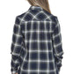 Elegant Slim Long Sleeve Blue Shirt