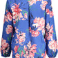 Elegant Blue Lyocell V-Neck Shirt
