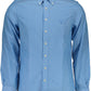 Elegant Light Blue Slim Fit Men's Shirt