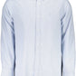 Elegant Light Blue Long Sleeve Shirt
