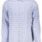 Elegant Light Blue Long Sleeve Shirt